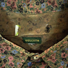 Load image into Gallery viewer, Vintage Floral Patterned Cowboy Western Popper Button Long Sleeve Cotton Shirt