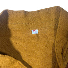 Load image into Gallery viewer, Vintage Orange Tribal Elephant Safari Knot Loop Cotton Short Sleeve Shirt