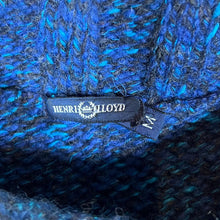 Load image into Gallery viewer, Vintage HENRI LLOYD Embroidered Centre Logo Wool Cotton Blend Roll Neck Knit Jumper