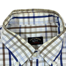 Load image into Gallery viewer, PAUL & SHARK YATCHING Plaid Check Long Sleeve Button-Up Cotton Shirt