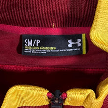 Load image into Gallery viewer, Under Armour Wales Rugby Union "WRU" 2015/16 Embroidered Red Tracksuit Jacket Top