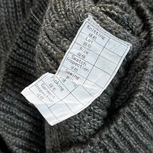 Load image into Gallery viewer, Vintage Woolovers Green British Wool Suede Patch Fisherman Knit Jumper
