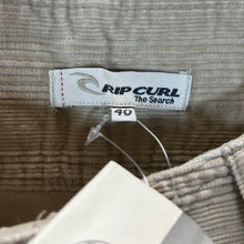 Load image into Gallery viewer, Early 00's RIPCURL Embroidered Mini Logo Y2K Surfer Skater Beige Corduroy Cord Midi Skirt