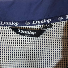 Load image into Gallery viewer, DUNLOP GOLF Embroidered Mini Logo Navy Blue Windbreaker 1/4 Zip Pullover Jacket Top