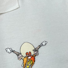 Load image into Gallery viewer, Vintage Berkertex YOSEMITE SAM Looney Tunes Embroidered Character Short Sleeve Polo Shirt