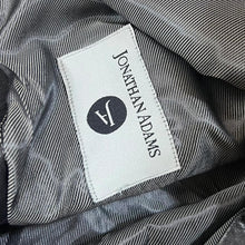Load image into Gallery viewer, Vintage JONATHAN ADAMS Classic Black Genuine Real Leather Blazer Jacket
