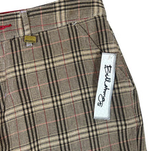 Load image into Gallery viewer, Early 00's BILLABONG "Baggy" Plaid Check Surfer Skater Bead Chain Loose Fit Trousers