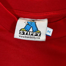 Load image into Gallery viewer, STIFFY "Big Air" Surfer Skater Logo Spellout Graphic Red Long Sleeve T-Shirt