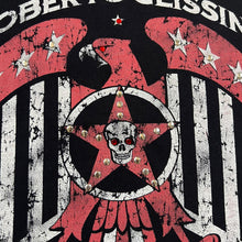 Load image into Gallery viewer, ROBERTO GEISSIN COUTURE Gothic Y2K Style Spellout Graphic V-Neck T-Shirt