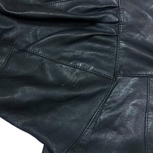 Load image into Gallery viewer, Vintage 90's SARDAR London Made In UK Genuine Real Black Leather Button Jacket