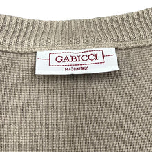 Load image into Gallery viewer, Vintage GABICCI Classic Grandad Colour Block Acrylic Wool V-Neck Sweater Jumper