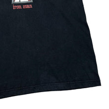 Load image into Gallery viewer, Early 00's IRON MAN CLOTHING "Iron Man" Gothic Satanic Nun Horror Spellout Graphic T-Shirt
