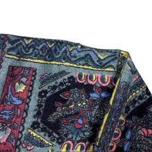 Load image into Gallery viewer, Vintage International Waters Crazy Abstract Patterned Green Long Sleeve Flannel Shirt