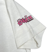 Load image into Gallery viewer, Early 00's SKIN INDUSTRIES Gothic Biker Tattoo Y2K Logo Spellout Graphic T-Shirt
