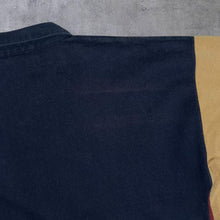 Load image into Gallery viewer, Vintage Wrangler Colour Block Black Red Yellow Long Sleeve Cotton Polo Shirt