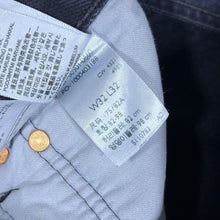 Load image into Gallery viewer, Levi's 501 Classic Straight Leg Regular Fit Black Denim Jeans