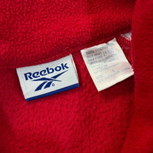 Load image into Gallery viewer, Vintage REEBOK NCAA Wisconsin Badgers Embroidered College Logo 1/2 Zip Pullover Fleece Sweatshirt