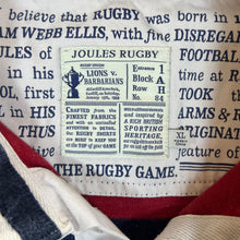 Load image into Gallery viewer, JOULES RUGBY Colour Block Striped Mini Logo Long Sleeve Rugby Polo Shirt