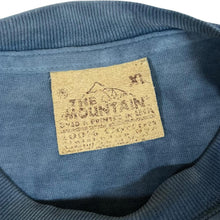 Load image into Gallery viewer, Vintage The Mountain (2004) Gothic Fantasy Dragon Graphic Blue Tie Dye T-Shirt