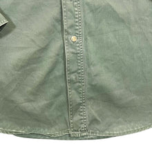 Load image into Gallery viewer, Vintage Jacques Lorant Cowboy Western Panel Green Denim Long Sleeve Shirt