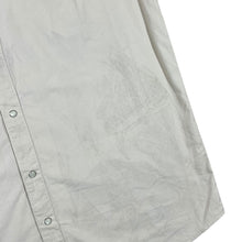 Load image into Gallery viewer, ATLAS FOR MEN Cowboy Western Pearl Snap Popper Cream Long Sleeve Shirt