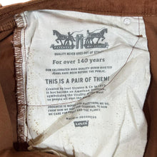 Load image into Gallery viewer, LEVI'S 514 Classic Brown Tan Corduroy Cord Straight Leg Trousers