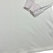 Load image into Gallery viewer, UMBRO Classic Embroidered Mini Logo Cream Long Sleeve Rugby Polo Shirt