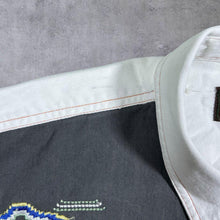 Load image into Gallery viewer, Vintage Atlas For Men Embroidered Cowboy Western White Cotton Long Sleeve Shirt