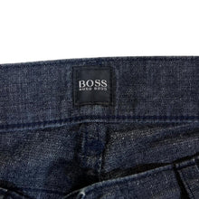 Load image into Gallery viewer, Vintage BOSS HUGO BOSS "Scout" Black Classic Cotton Straight Leg Trousers