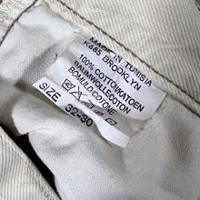 Load image into Gallery viewer, Vintage Lee "Brooklyn" Classic Cream Straight Leg Regular Fit Denim Jeans