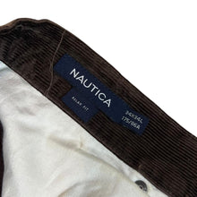 Load image into Gallery viewer, NAUTICA "Relaxed Fit" Classic Brown Corduroy Cord Straight Leg Trousers