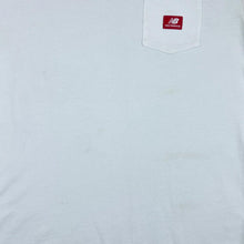 Load image into Gallery viewer, NEW BALANCE Classic Mini Patch Pocket Logo White Short Sleeve T-Shirt