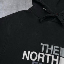 Load image into Gallery viewer, TNF The North Face Embroidered Big Logo Spellout Black Hoodie