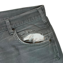 Load image into Gallery viewer, Early 00's CARHARTT "Loose Fit" Classic Grey Denim Skater Carpenter Straight Leg Jeans