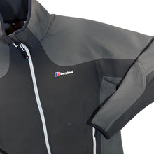 Load image into Gallery viewer, BERGHAUS Classic Dark Grey Light Fleece Lined Zip Sweatshirt Jacket