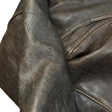 Load image into Gallery viewer, Vintage 90's MARTINELLI LEATHER Heavyweight Brown Genuine Real Leather Bomber Jacket
