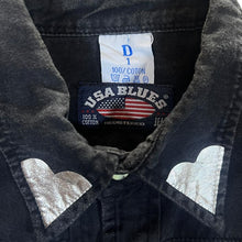 Load image into Gallery viewer, Vintage USA BLUES "Country Line Dancers" Cowboy Western Long Sleeve Cotton Shirt
