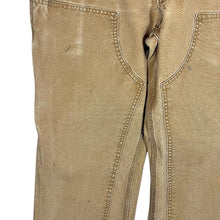 Load image into Gallery viewer, CARHARTT "Relaxed Fit" Tan Brown Carpenter Skater Worker Denim Jeans