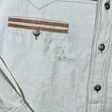 Load image into Gallery viewer, Vintage Cowboy Western Embroidered Aztec Pattern Long Sleeve Cotton Shirt