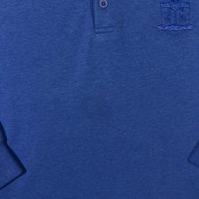 Load image into Gallery viewer, Vintage New Fast C&A Embroidered Mini Logo Blue Collared Sweatshirt