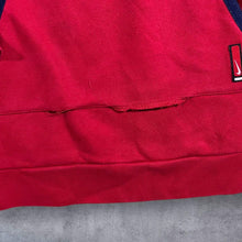 Load image into Gallery viewer, Early 00's Nike Athletic Embroidred Logo Spellout Red Pullover Hoodie