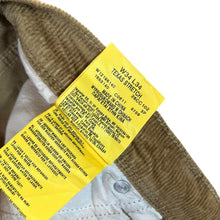 Load image into Gallery viewer, WRANGLER "Texas Stretch" Classic Brown Corduroy Cord Straight Leg Trousers