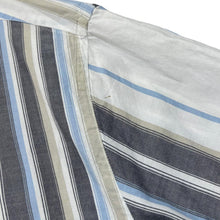 Load image into Gallery viewer, Vintage LACOSTE Embroidered Mini Logo Multi Striped Short Sleeve Button-Up Shirt