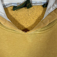 Load image into Gallery viewer, Vintage TIMBERLAND Embroidered Big Logo Yellow Distressed Pullover Hoodie