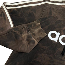 Load image into Gallery viewer, ADIDAS Three Stripe Classic Big Logo Spellout Graphic Bleach Tie Dye Pullover Hoodie