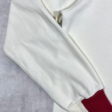 Load image into Gallery viewer, Champion Multi Coloured Trim Mini Spellout White Cotton Crewneck Sweatshirt