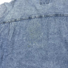 Load image into Gallery viewer, Vintage Men's Company Cowboy Western Stonewashed Blue Denim Popper Long Sleeve Shirt
