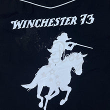 Load image into Gallery viewer, Vintage Ely Cattleman "Winchester 73" Cowboy Western Black Long Sleeve Shirt