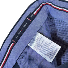 Load image into Gallery viewer, TOMMY HILFIGER Classic Navy Blue Straight Leg Cotton Chino Trousers