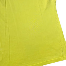 Load image into Gallery viewer, Vintage NIKE Black Label Classic Basic Embroidered Mini Swoosh Logo Yellow Cotton T-Shirt